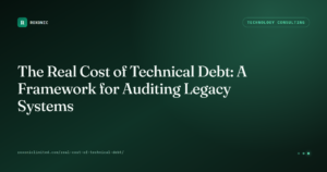 The Real Cost of Technical Debt — Roxonic